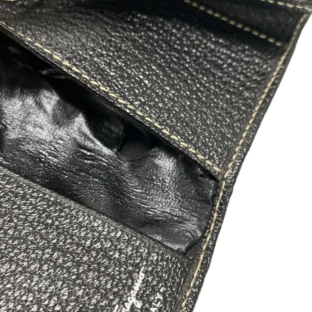 Salvatore Ferragamo - Black Leather Key Case 125-050525 - Picture 7 of 8